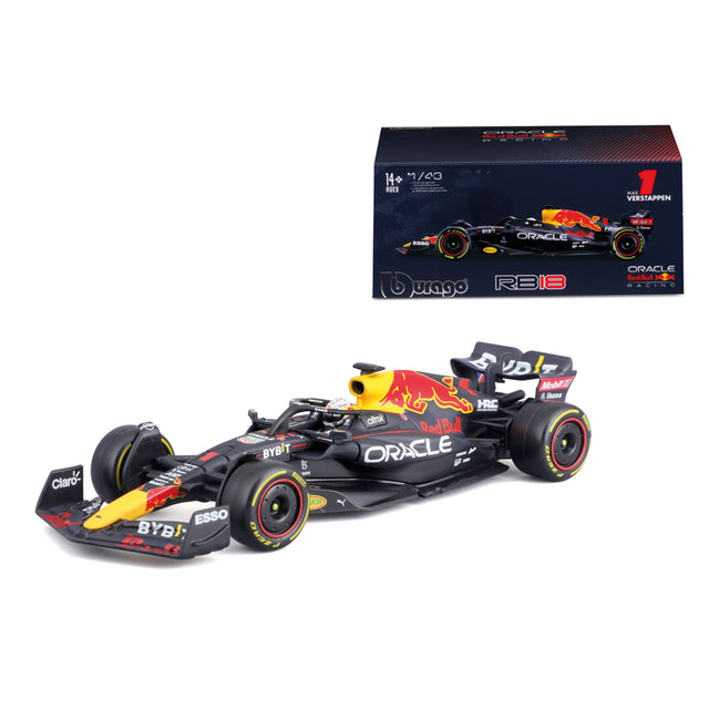 1:43 F1 RED BULL RACING RB18 2022 WITH HELMET VERSTAPPEN