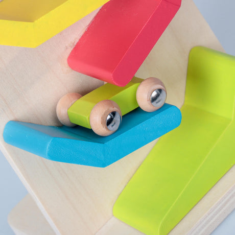 WOODEN CARS CLICK CLACK TRACK
