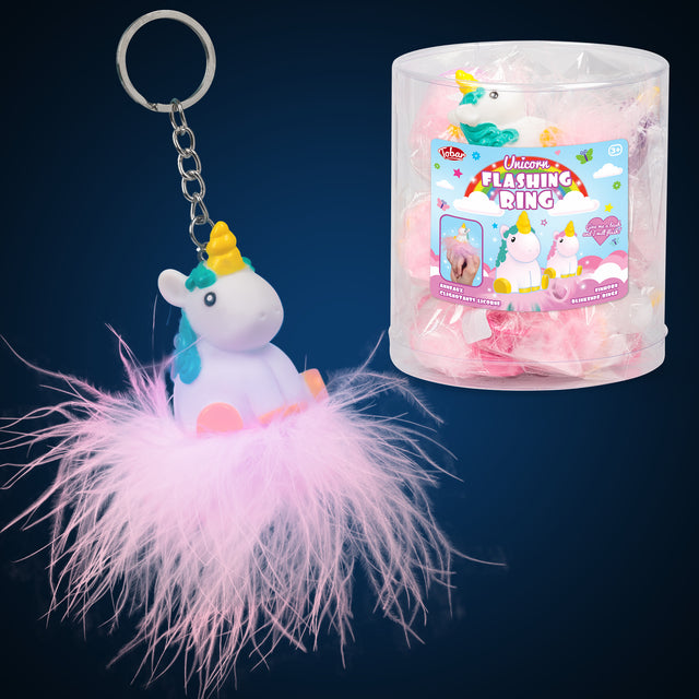 UNICORN FLASHING KEYRING