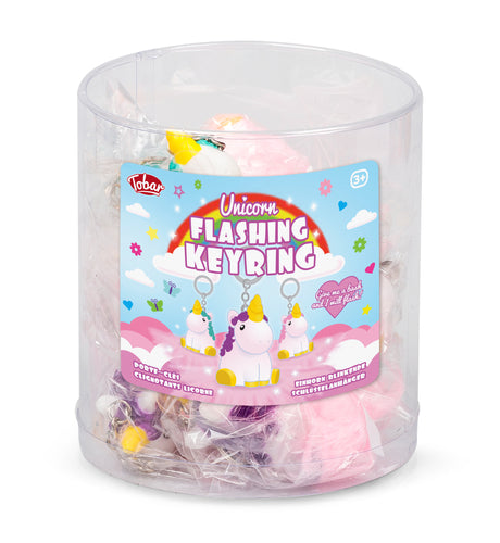 UNICORN FLASHING KEYRING