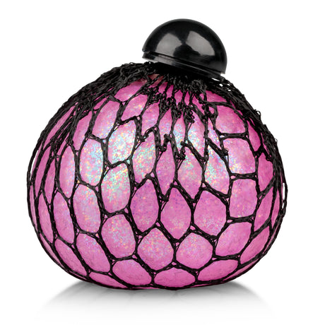 GLITTER SQUISHY MESH BALL