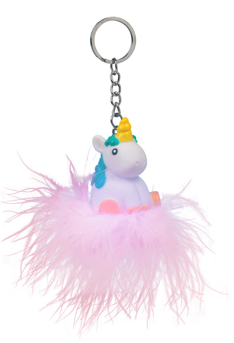 FLASHING UNICORN KEYCHAIN