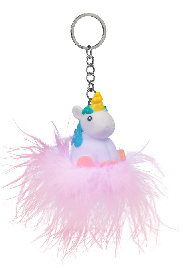 FLASHING UNICORN KEYCHAIN