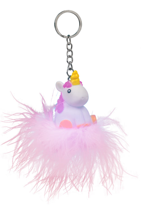 FLASHING UNICORN KEYCHAIN