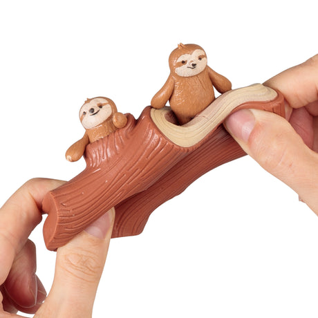 STRETCHY SLOTH AND STUMP