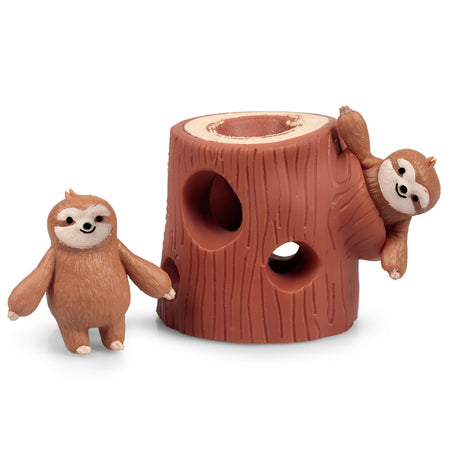 STRETCHY SLOTH AND STUMP