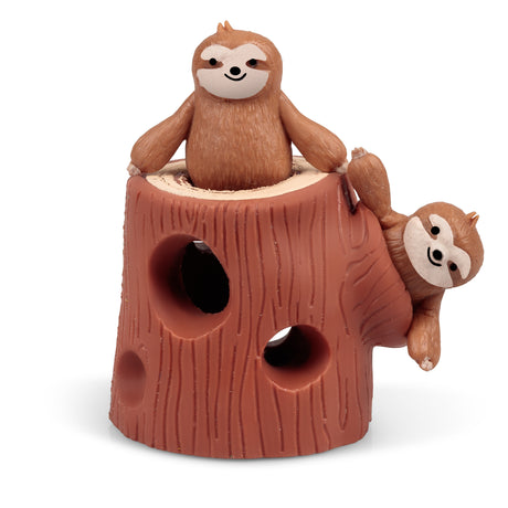 STRETCHY SLOTH AND STUMP