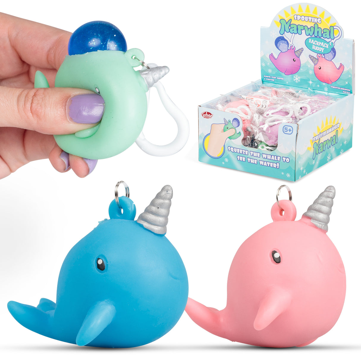 SPOUTING NARWHAL BACKPACK BUDDY