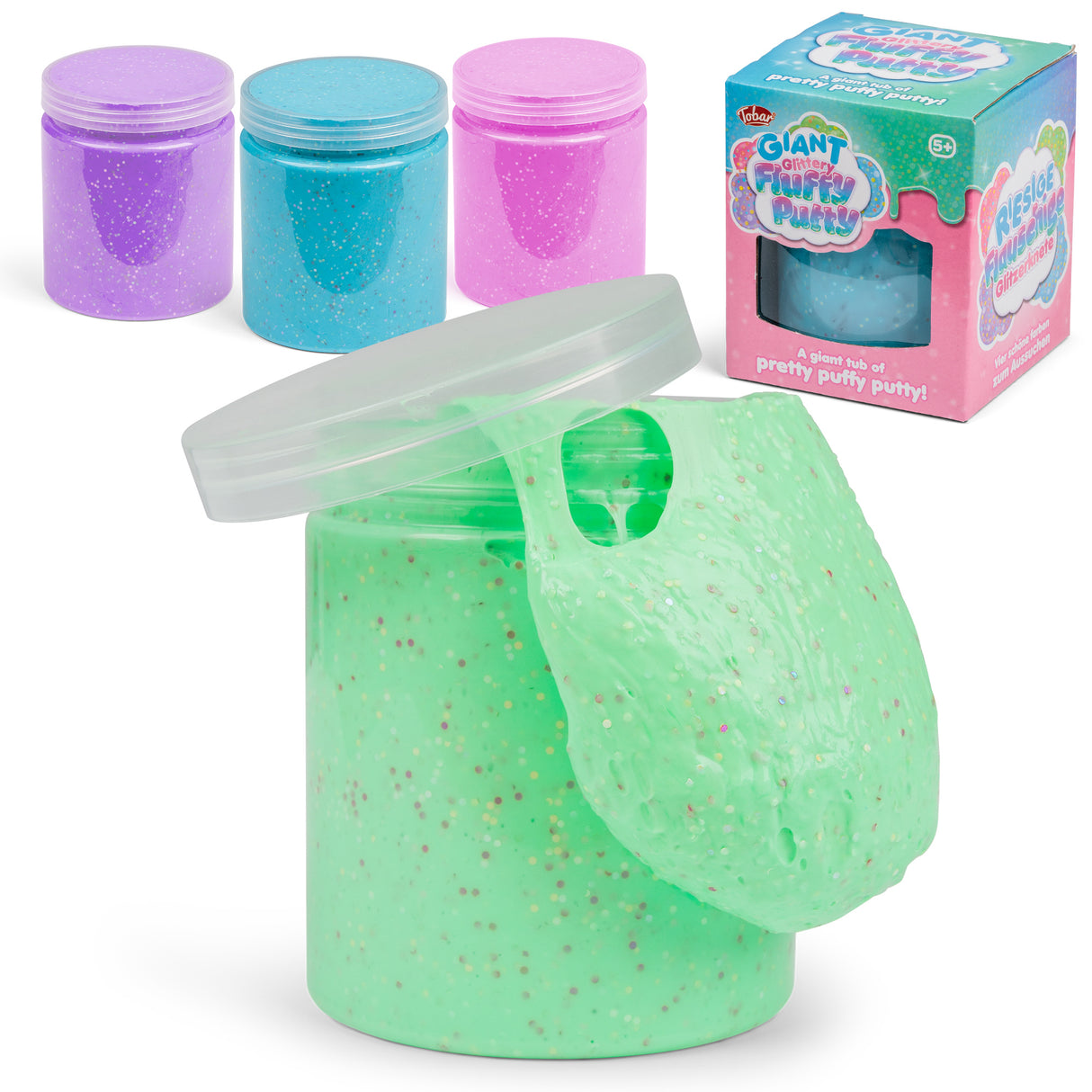 GIANT GLITTERY FLUFFY PUTTY