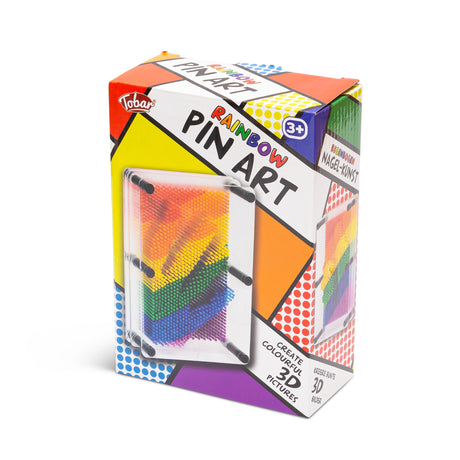RAINBOW PIN ART