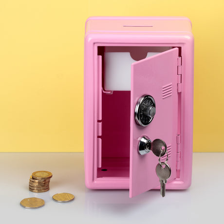 METAL LOCKER BANK PINK