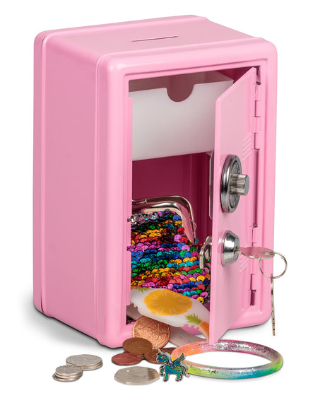 METAL LOCKER BANK PINK