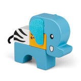 WOODEN STACK AND PLAY SAFARI ANIMALS