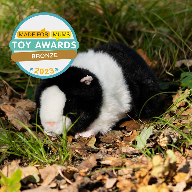 ANIMIGOS WORLD OF NATURE BLACK AND WHITE GUINEA PIG