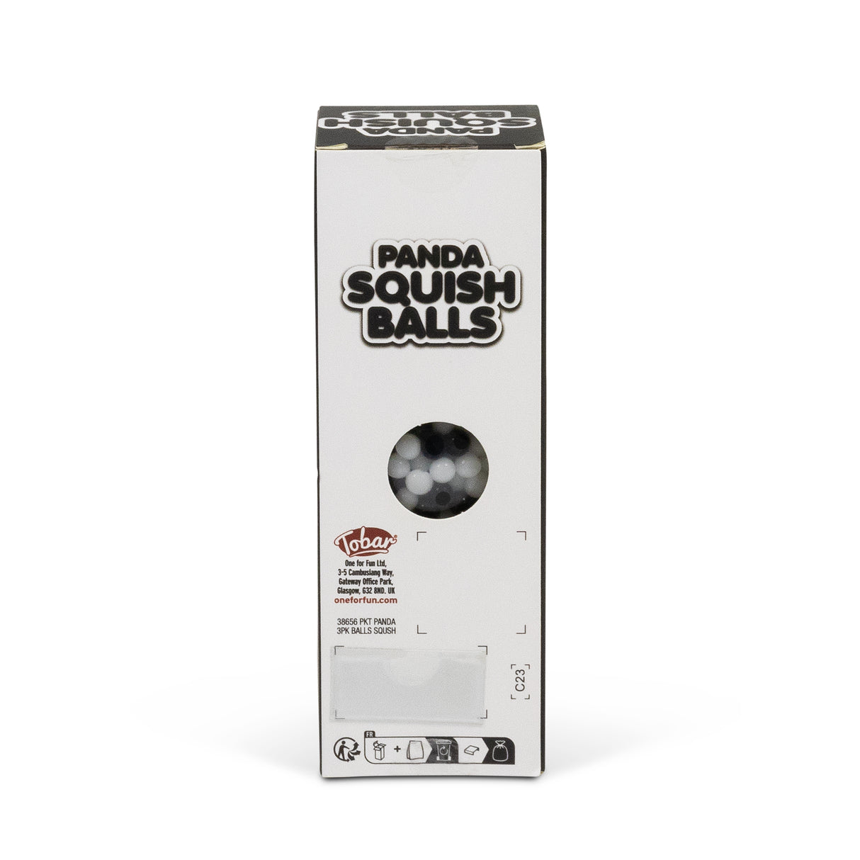 SCRUNCHEMS PANDA 3PK DIDDY SQUISH BALLS