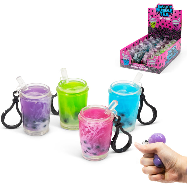 SCRUNCHEMS BUBBLE TEA KEYCHAIN