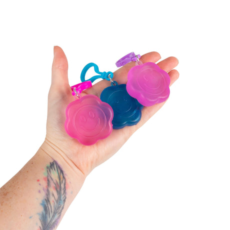 SCRUNCHEMS FLOWER POWER SUGAR KEYCHAIN