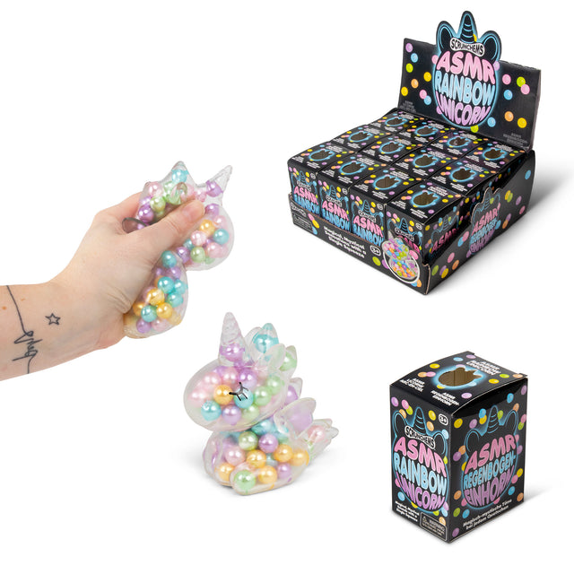 SCRUNCHEMS ASMR RAINBOW UNICORN