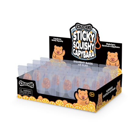 SCRUNCHEMS STICKY SQUISHY CAPYBARA
