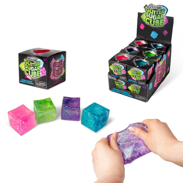 SCRUNCHEMS GLITTER SUGAR CUBE