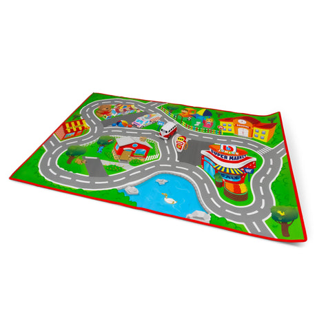 BB JUNIOR VOLKSWAGEN SAMBA VAN JUNIOR CITY PLAYMAT (BOX)