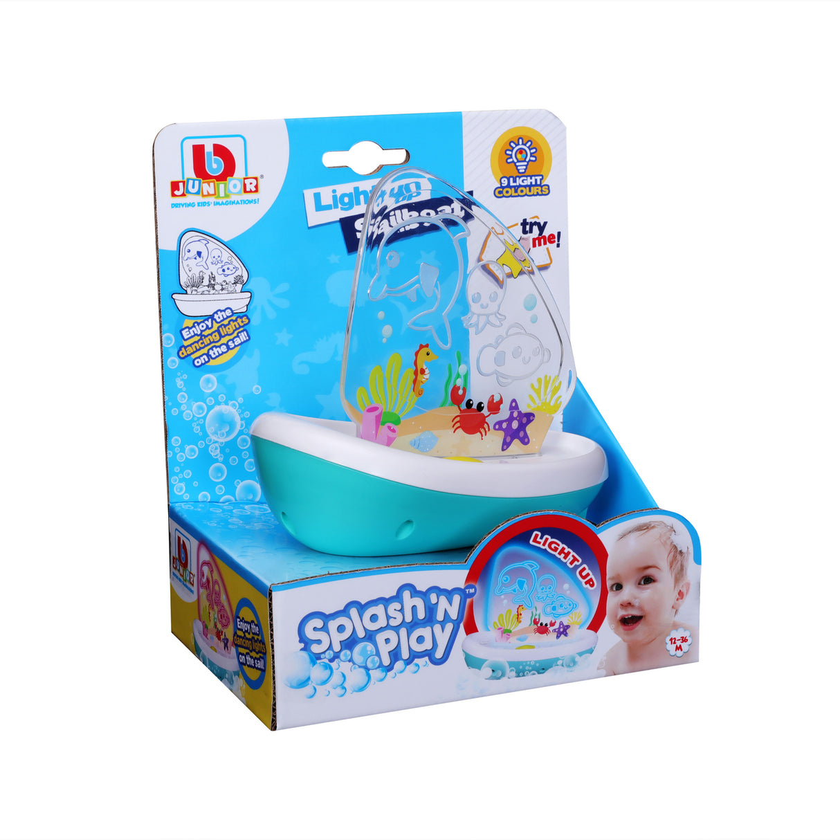 BB JUNIOR SPLASH N PLAY LIGHT UP SAILBOAT