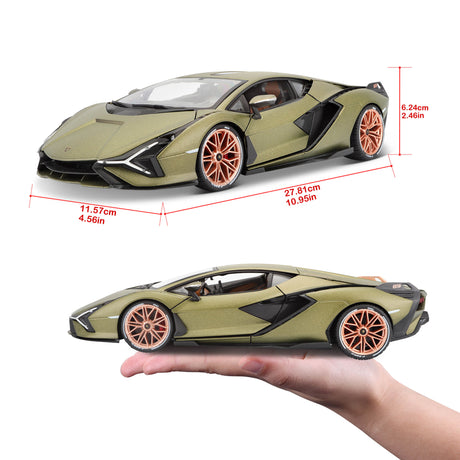 1:18 LAMBORGHINI SIAN METALLIC GREEN