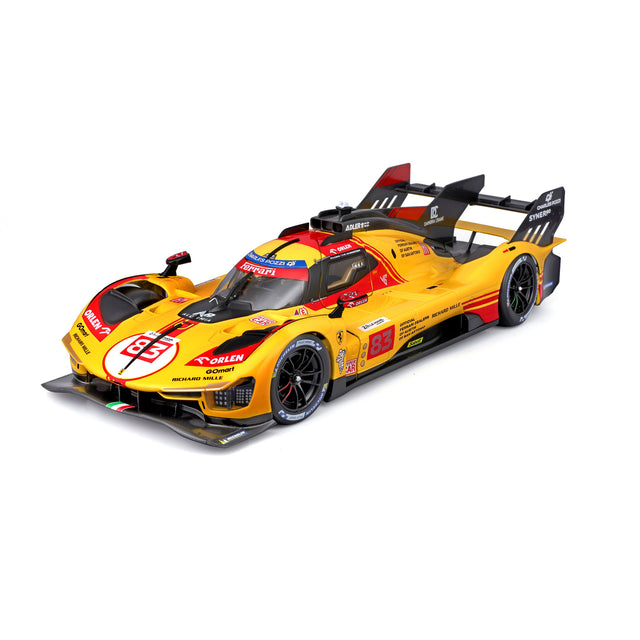 1:18 FERRARI RACING 499P LE MANS HYPERCAR 2024 AF CORSE #83 DELUXE HARD CASE