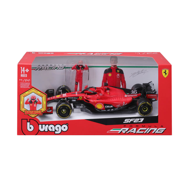 1:24 F1 2023 Ferrari SF-23 With Driver figure Leclerc