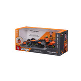 1:24 F1 MCLAREN MCL38 2024 WITH DRIVER FIGURE NORRIS