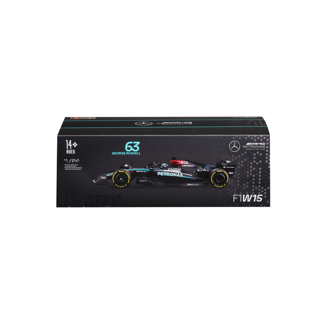 1:24 F1 F1 MERCEDES AMG W15 2024  WITH HELMET RUSSELL
