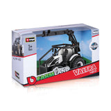10CM VALTRA M2\Q TRACTOR WITH FRONT LOADER LOG LOADER AND 3 LOGS