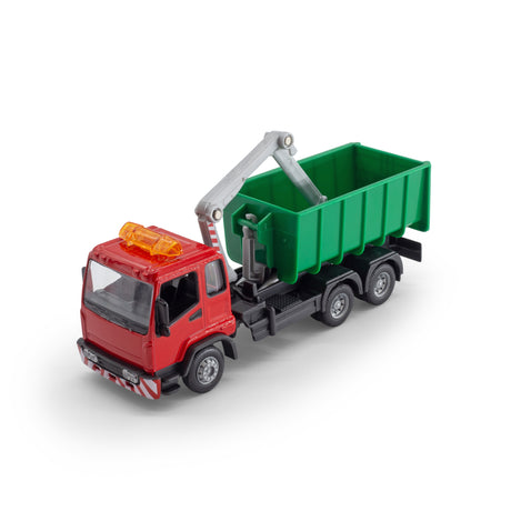 MUNICIPLE VEHICLES LORRY WITH HOOK LIFT AND CRANE