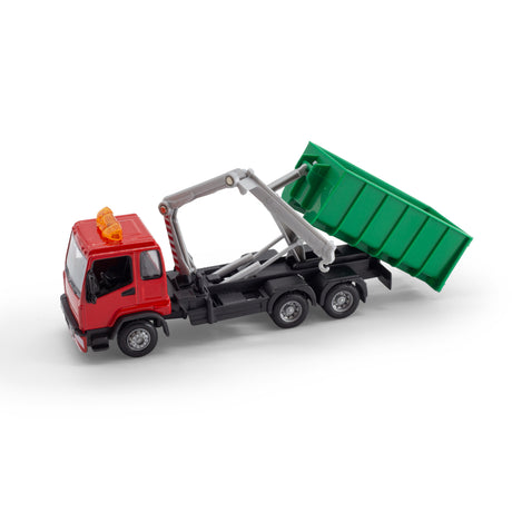 MUNICIPLE VEHICLES LORRY WITH HOOK LIFT AND CRANE