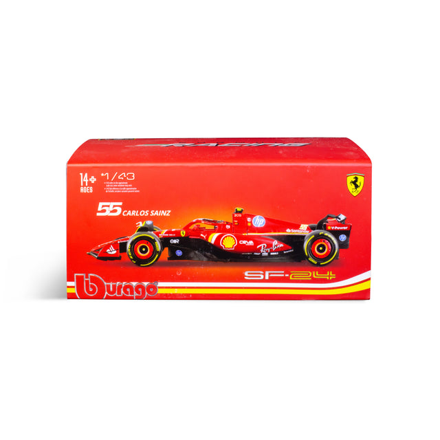 1:43 F1 2024 FERRARI SF-24 WITH HELMET SAINZ