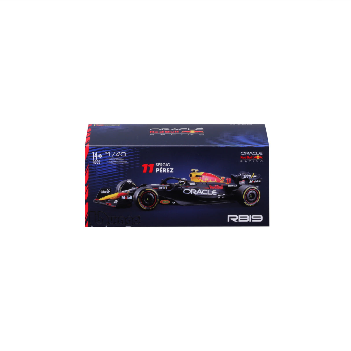 1:43 F1 RED BULL RACING RB19 2023 WITH HELMET PEREZ