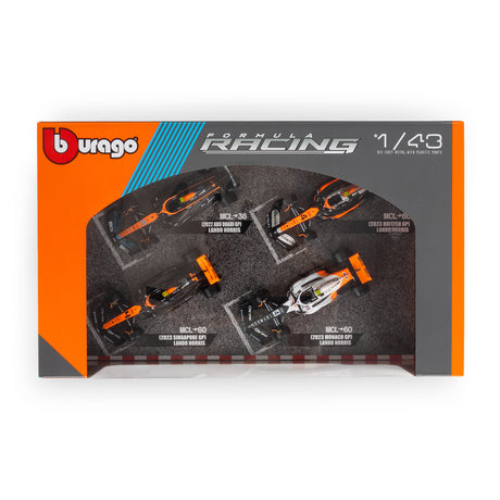 1:43 F1 MCLAREN F1 LANDO NORRIS HIGHLIGHTS 4PK SET