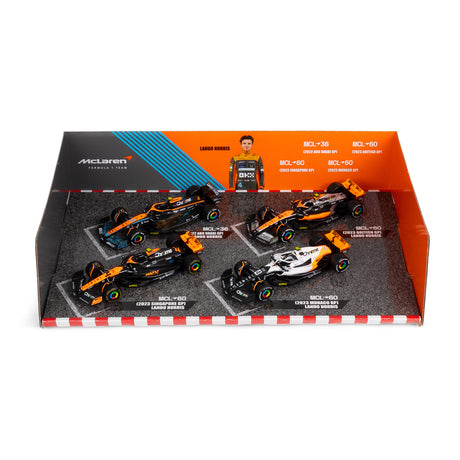 1:43 F1 MCLAREN F1 LANDO NORRIS HIGHLIGHTS 4PK SET