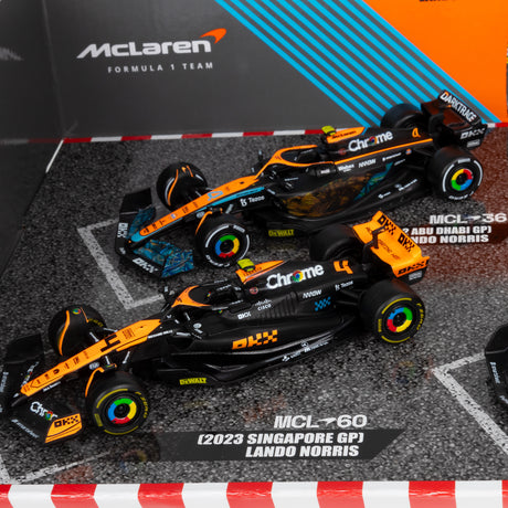 1:43 F1 MCLAREN F1 LANDO NORRIS HIGHLIGHTS 4PK SET