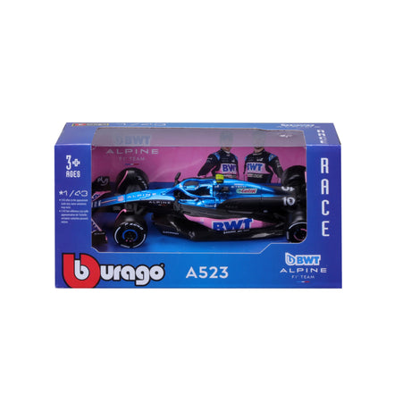 1:43 F1 BWT ALPINE F1 TEAM A523 2023 GASLY IN DISPENSER