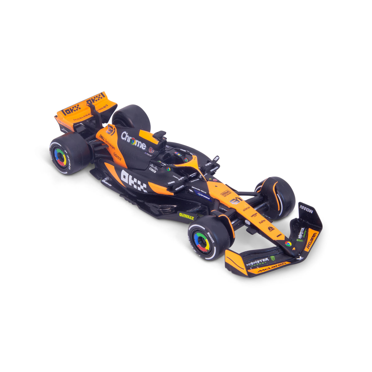 1:43 F1 MCLAREN MCL38 2024 PIASTRI IN 12PC DISPENSER
