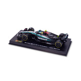 1:43 F1 MERCEDES AMG W15 2024 WITH HELMET HAMILTON