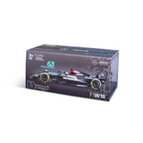 1:43 F1 MERCEDES AMG W15 2024 WITH HELMET RUSSELL