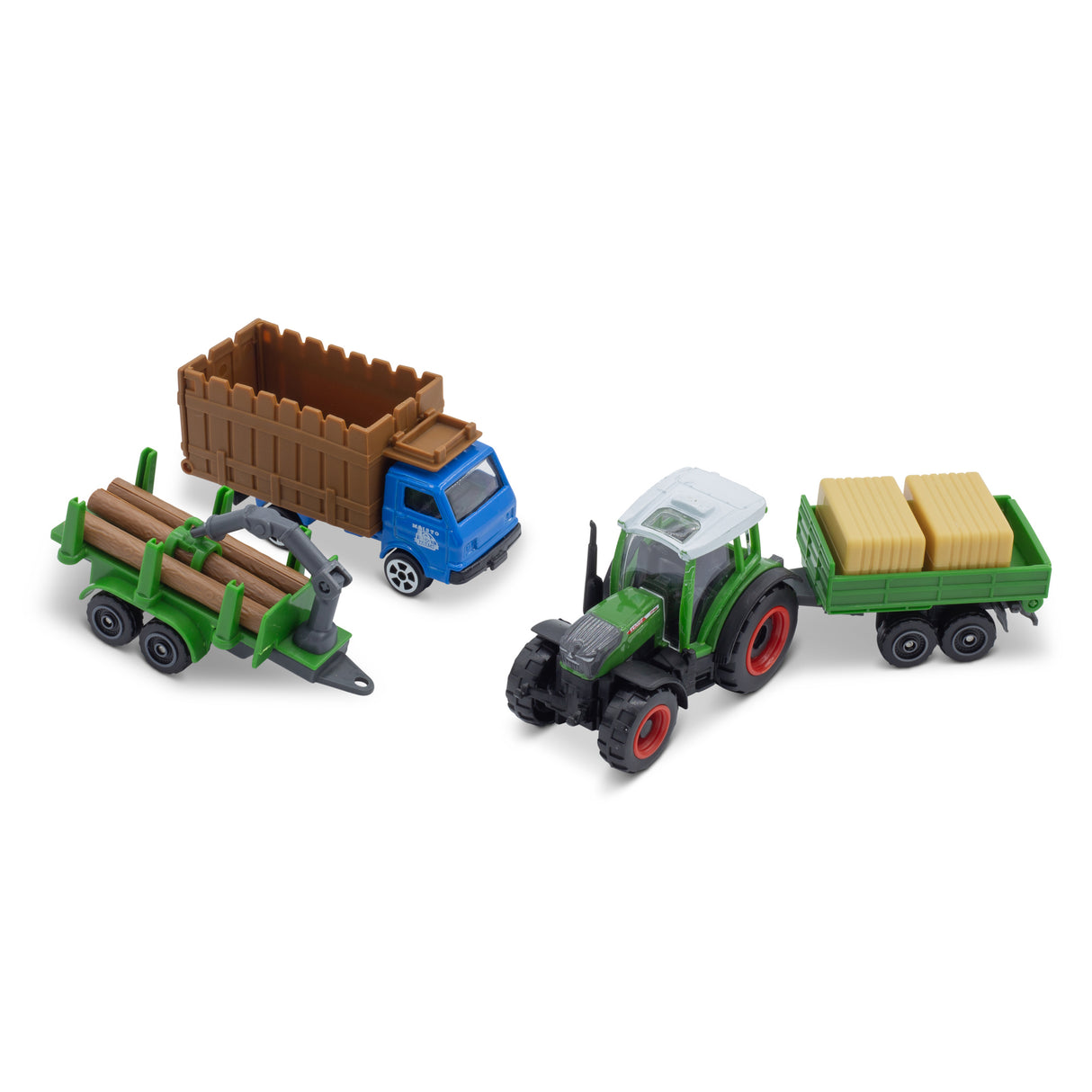 MINI WORKING MACHINES - 4 PACK OF TRACTORS FENDT