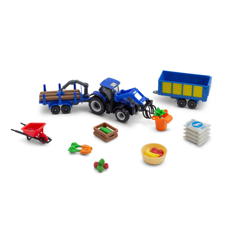 MINI WORKING MACHINES - FARM SET NEW HOLLAND