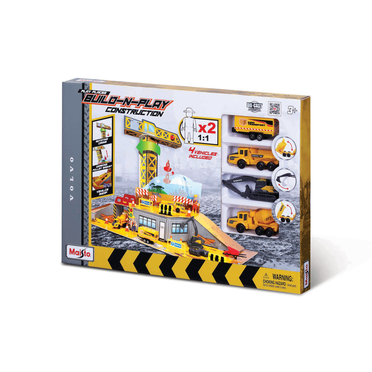 VOLVO BUILD-N-PLAY DELUXE PLAY SET