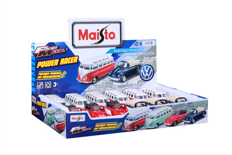FRESH METAL VW VOLKSWAGEN SAMBA AND BEETLE POWER RACER DISPENSER