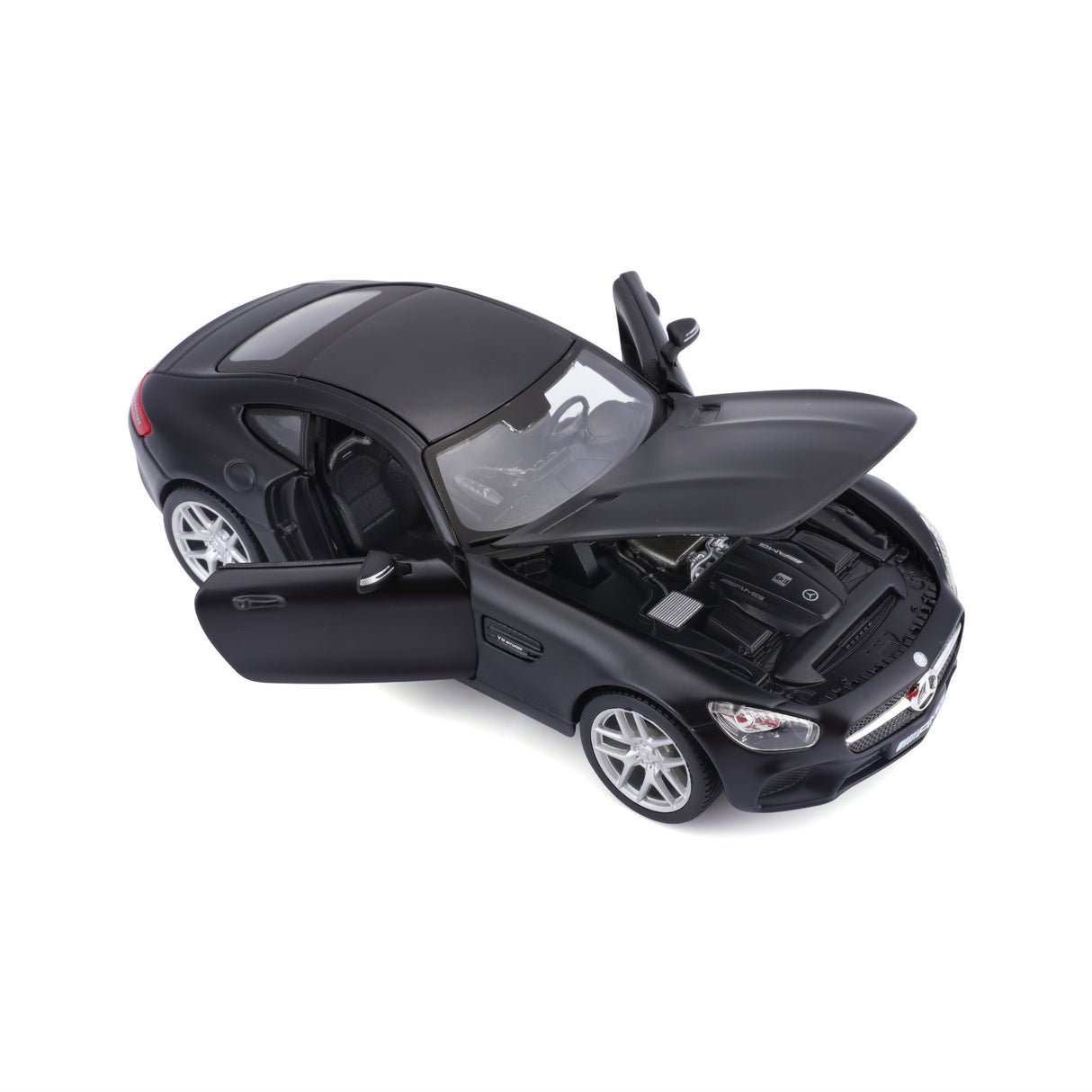 1:24 DULL BLACK MERCEDES-BENZ AMG GT