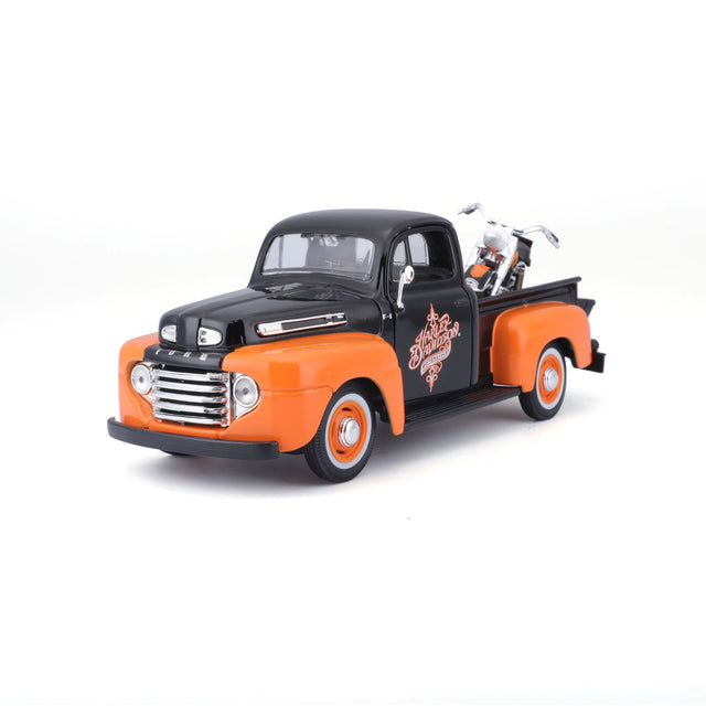 1:24 HARLEY DAVIDSON FORD F-1 PICKUP WITH FLH DUO GLIDE