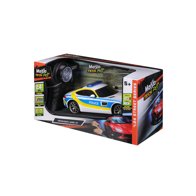 1:24 RC Mercedes-AMG GT Sweden Police 2.4GHZ(batt. not included)